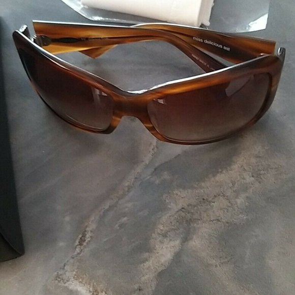 Blinde by Richard Walker talk to me AST Brown sunglasses with hard case - EUC - Picture 3 of 10